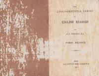 （英文）The Anglo-Oriental Series of English Readers　-First Reader-