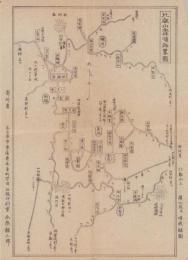 (地図）比叡山参拝順路略図(京都府・滋賀県）