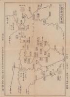 (地図）比叡山参拝順路略図(京都府・滋賀県）