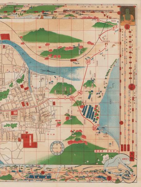 地図）和歌山・和歌浦遊覧案内図(和歌山県） / 伊東古本店