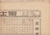 話の種面白番附・一覧表　-富士昭和12年1月号附録-