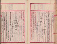 記録簿/記録帖　2冊一括　-愛知県額田郡、明治18～25年-