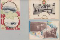 （絵葉書）明治37年戦役紀念郵便絵葉書　第2回　全3枚揃