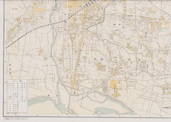 大注目 長野市街図 -長野県都市地図シリーズ1- / 古本、中古本、古書籍 古地図