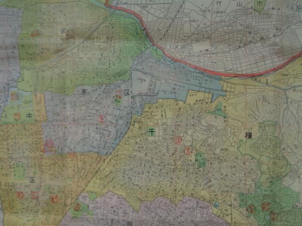 大名古屋市新全図 -昭和30年11月1日現在-(原図・ライト社