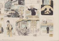 (一枚刷）社会各級百譜　-「日本」明治36年1月号附録-