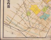 （地図）名古屋市阿由知耕地整理組合全図　-土地高燥風光明媚理想的住宅地帯-