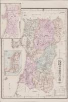 （地図）秋田県　-大日本管轄分地図-
