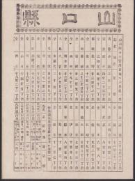 （地図）山口県　-大日本管轄分地図-