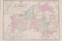 （地図）山口県　-大日本管轄分地図-