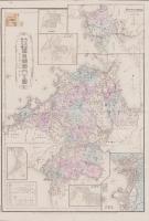 （地図）福岡県　-大日本管轄分地図-