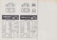 (車チラシ）三菱コルト　デラックス/三菱ミニカ　-第9回東京モーターショー-