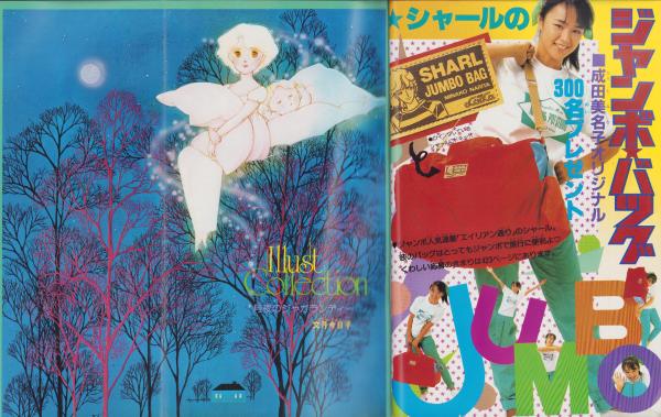 月刊ララ 昭和57年8月号 表紙画・成田美名子(〈イラスト