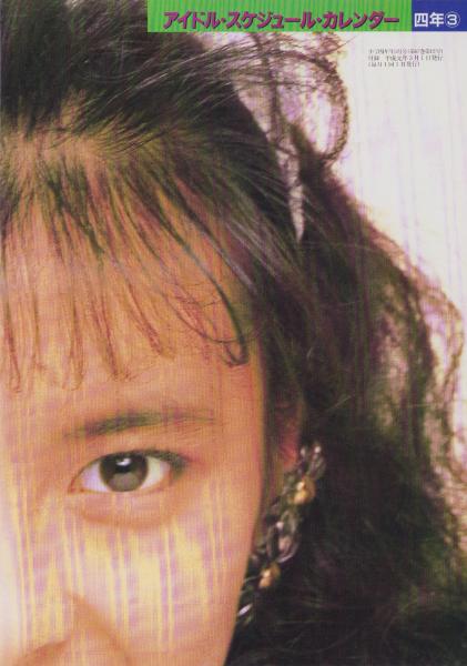付録）アイドル・スケジュール・カレンダー（中山美穂）/ゾイド中央