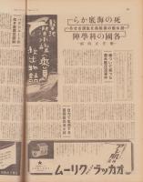 サンデー毎日　昭和15年2月18日号　表紙モデル・高峰秀子（東宝）