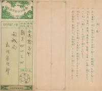 (貯金台紙）郵便切手貯金台紙　-戦前-（朝鮮総督府）