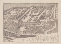 (一枚刷）攝津国坐官幣大社　住吉神社之図　-改正版-(大阪府）