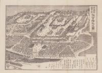 (一枚刷）攝津国坐官幣大社　住吉神社之図　-改正版-(大阪府）