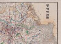 (地図）豊橋市街図(愛知県）