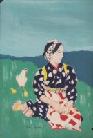 (原画）鈴木清　-雑誌『有畜農業』表紙絵-　5枚一括
