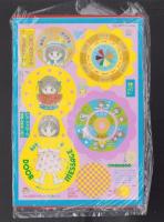 （付録）高田エミのシロちゃんトランク/水沢めぐみの朝ちゃんごきげんスマイル3点セット/さくらももこのくいしんぼまるちゃんうちわ他　4点一括　-りぼん平成1年7月号付録-