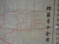 （地図）尾張国中島郡稲葉村　地籍字分全図　-明治17年1月調-（現愛知県稲沢市）