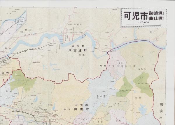 地図）岐阜県可児市・御嵩・兼山町 -エリアマップ都市地図
