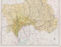 (地図）岐阜県　-新日本分県地図-