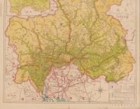 (地図）岐阜県　-日本新分県地図-