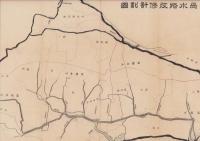 (地図）桑原輪中悪水路改修計画図　全（岐阜県）