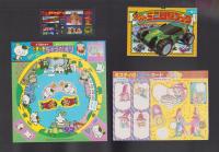 （付録）ビックリマン　シャベルのとうしゃげきゲーム/3丁目のタマ・おぼっちゃまくん　どきどきちゅうがえり/ミスティのまほうカード他　6点一括　-小学一年生平成1年7月号付録-