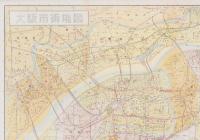 （地図）大阪地図　-番地入-（大阪市）