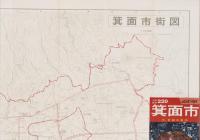（地図）箕面市　-ナンバーマップ-（大阪府）