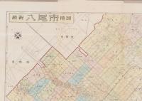 （地図）八尾市精図　-最新番地入-(大阪府)
