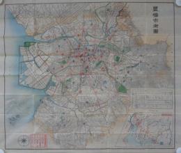 (地図）豊橋市街図(愛知県）
