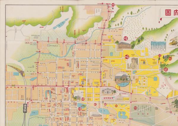 地図)奈良名勝案内図(奈良市) / 伊東古本店 / 古本、中古本 地図)奈良名勝案内図(奈良市) / 伊東古本店 / 古本、中古本