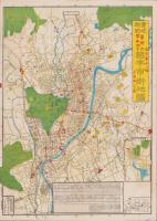 （地図）実地踏測番地入早わかり　熊本市街地図