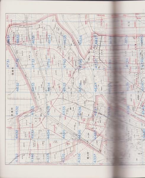 住宅地図）名古屋市西区版 '88-全国統一地形図式航空写真 航空