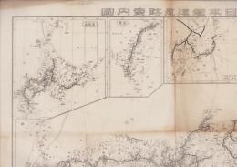 （地図）日本鉄道航路案内図