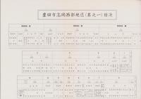 （土地宝典）愛知県豊田市高岡西部地区（其之一）土地宝典　-昭和59年-