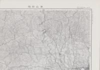 （地図）津山西部　-5万分1地形図-（岡山県）