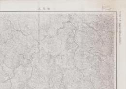 （地図）耶馬溪　-応急修正版　5万分1地形図-（大分県）