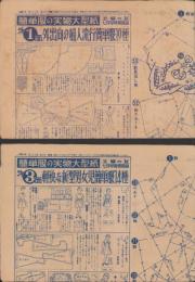 （付録型紙）簡単服の実物大型紙　2枚一括　-主婦の友昭和29年7月号付録-