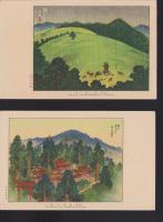 (絵葉書）前田虹映・画　奈良絵葉書