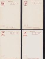 (絵葉書）谷内六郎　-仲よし絵はがき-　4枚