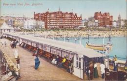 (外国絵葉書）View from West Pier(ウエスト・ピアからの景観）1枚(イギリス・ブライトン）