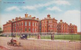 (外国絵葉書）City Hospital St. Louis. Mo.(セントルイス市立病院）1枚(アメリカ）