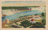 (外国絵葉書）Niagara Falls(ナイアガラの滝）1枚(カナダ・アメリカ）