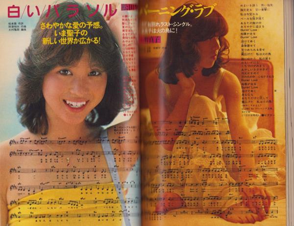 歌本）YOUNG SONG -明星昭和56年9月号付録- 表紙モデル・寺尾聰