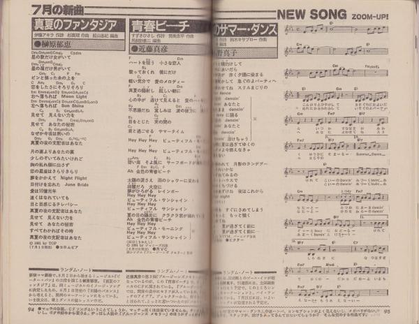 田原俊彦 ピアノザベスト」ピアノ弾き語り 1982年15曲